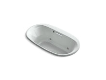 Load image into Gallery viewer, KOHLER K-5716-GCR-95 Underscore Oval 66&amp;quot; x 36&amp;quot; drop-in BubbleMassage(TM) air bath with chromatherapy
