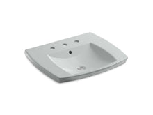 Load image into Gallery viewer, KOHLER K-2381-8-95 Kelston Drop-in bathroom sink with 8&amp;quot; widespread faucet holes
