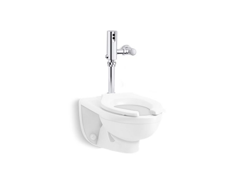 KOHLER K-PR84325-T4HS Kingston Ultra Antimicrobial toilet with Mach Tripoint touchless 1.28 gpf HES-powered flushometer