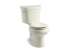 KOHLER 3947-UT-96 Wellworth Two-Piece Round-Front 1.28 Gpf Toilet With Tank Cover Locks, Insulated Tank And 14" Rough-In in Biscuit