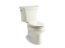 Load image into Gallery viewer, KOHLER 3988-96 Wellworth Two-Piece Elongated Dual-Flush Toilet in Biscuit

