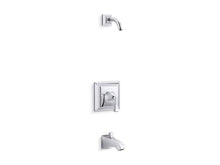 Load image into Gallery viewer, KOHLER K-TLS461-4V Memoirs Stately Rite-Temp bath and shower trim set with Deco lever handle and spout, less showerhead
