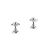 KOHLER K-T98071-3M Artifacts Deck-mount bath prong handle trim