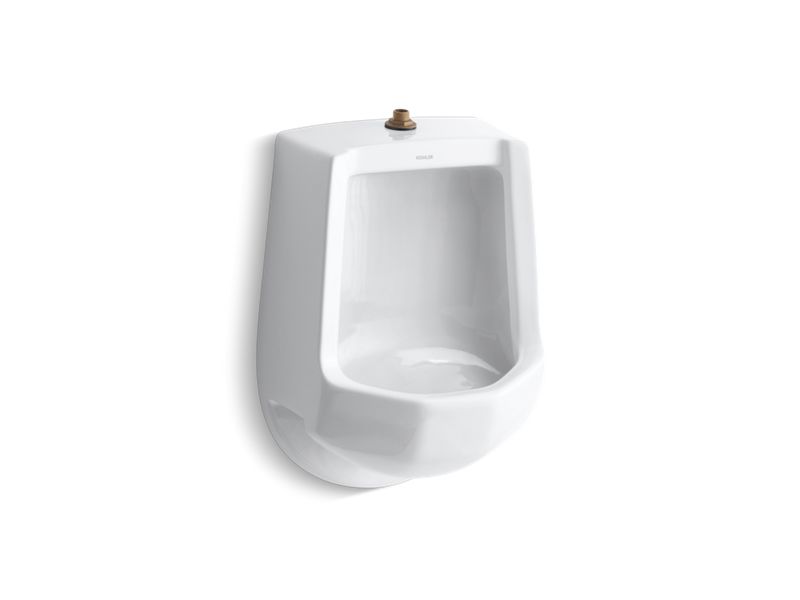 KOHLER K-4989-T Freshman Siphon-jet wall-mount 1 gpf urinal with top spud