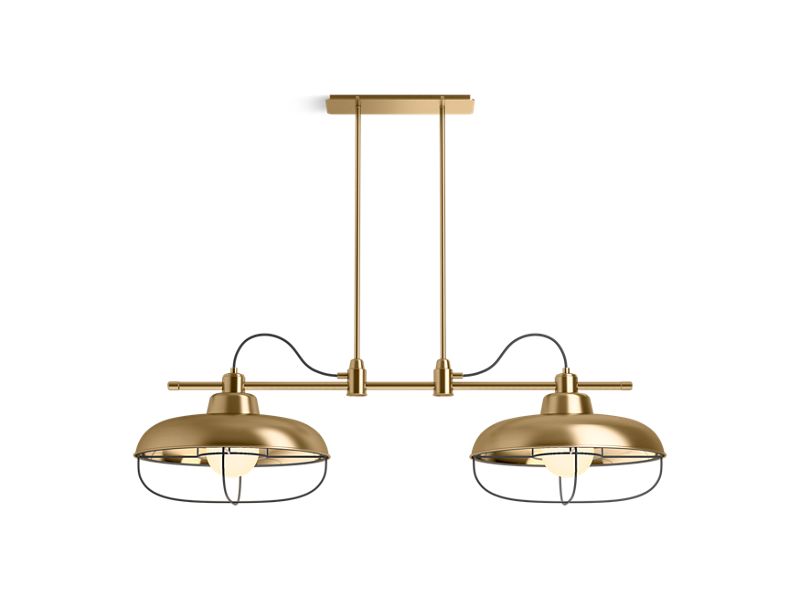 KOHLER Modern Farm Two-light linear chandelier