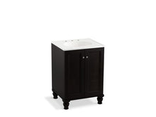 Load image into Gallery viewer, KOHLER K-99513-LG-1WU Damask 24&amp;quot; bathroom vanity cabinet with furniture legs and 2 doors
