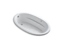 Load image into Gallery viewer, KOHLER K-1164-GW-0 Sunward 72&amp;quot; x 42&amp;quot; drop-in BubbleMassage(TM) Air Bath with Bask heated surface and reversible drain
