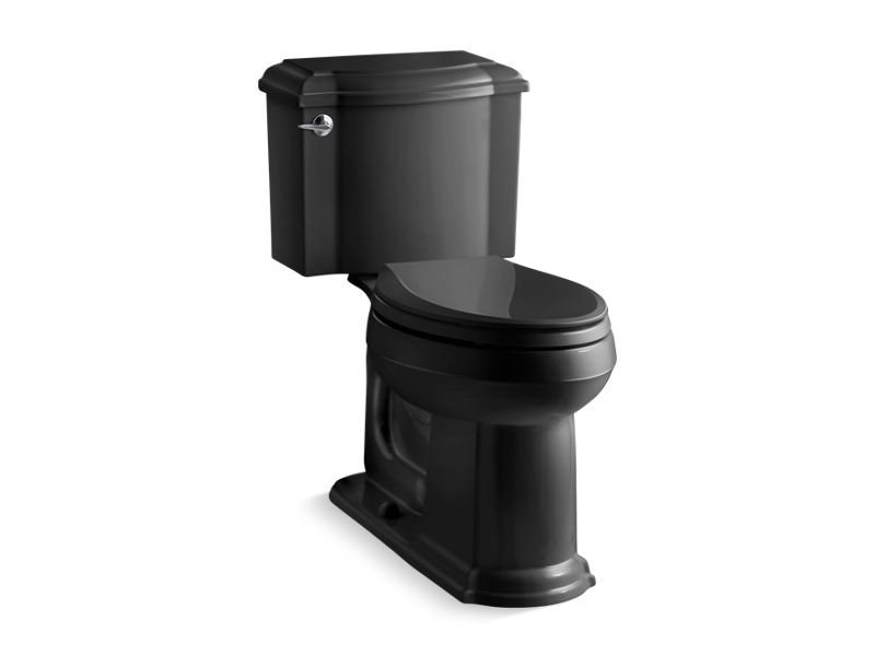 KOHLER 3837 Devonshire Two-piece elongated toilet, 1.28 gpf