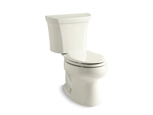 Load image into Gallery viewer, KOHLER 3988-RA-96 Wellworth Two-Piece Elongated Dual-Flush Toilet With Right-Hand Trip Lever in Biscuit
