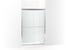 Load image into Gallery viewer, KOHLER K-702208-6G54 Fluence 44-5/8 - 47-5/8&amp;quot; W x 70-9/32&amp;quot; H sliding shower door with 1/4&amp;quot; thick Falling Lines glass
