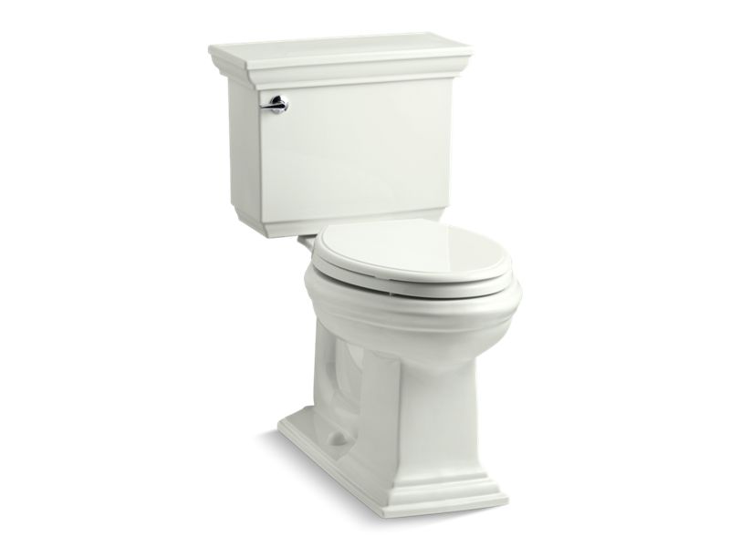 KOHLER K-3817 Memoirs Stately Comfort Height Two-piece elongated 1.28 gpf chair height toilet