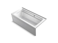 Load image into Gallery viewer, KOHLER K-1948-LAW Archer 66&amp;quot; x 32&amp;quot; alcove bath with Bask heated surface, integral apron, integral flange, and left-hand drain
