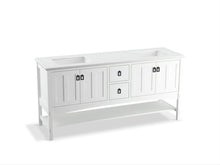 Load image into Gallery viewer, KOHLER K-99560-1WA Marabou 72&amp;quot; bathroom vanity cabinet with 4 doors and 2 drawers
