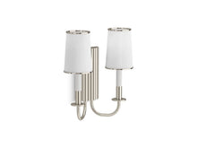 Load image into Gallery viewer, KOHLER K-28544-SC02 Tresdoux Two-light sconce
