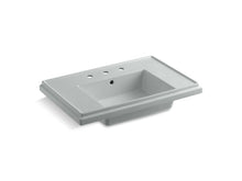 Load image into Gallery viewer, KOHLER K-2758-8-95 Tresham 30&amp;quot; pedestal bathroom sink basin with 8&amp;quot; widespread faucet holes
