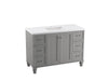 KOHLER K-99522-LG Damask 48" bathroom vanity cabinet