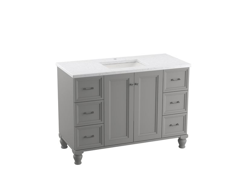 KOHLER K-99522-LG Damask 48" bathroom vanity cabinet