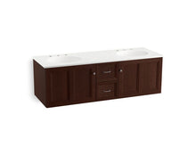 Load image into Gallery viewer, KOHLER K-99524-1WG Damask 60&amp;quot; wall-hung bathroom vanity cabinet with 2 doors and 2 drawers
