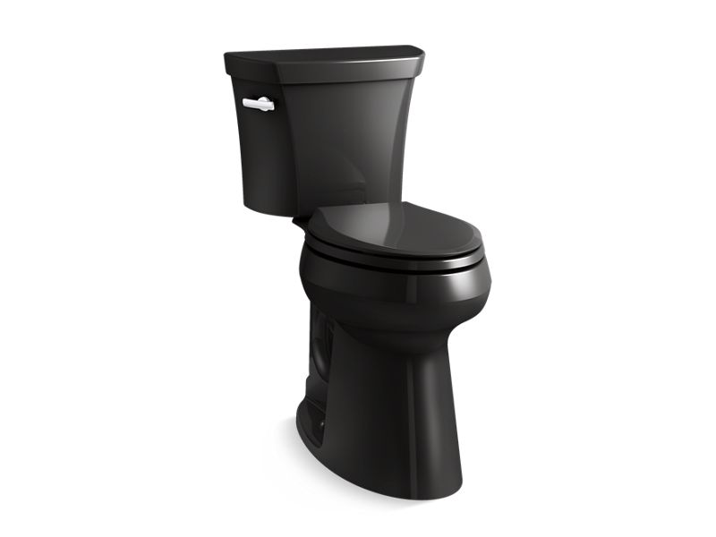 KOHLER K-25224 Highline Tall Two-piece elongated 1.28 gpf tall height toilet