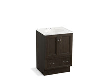 Load image into Gallery viewer, KOHLER K-99514-TK-1WC Damask 24&amp;quot; bathroom vanity cabinet with toe kick, 2 doors and 1 drawer
