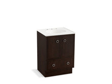 Load image into Gallery viewer, KOHLER K-99501-TK-1WB Jacquard 24&amp;quot; bathroom vanity cabinet with toe kick, 2 doors and 1 drawer
