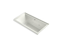 Load image into Gallery viewer, KOHLER K-1167-XH2GR-NY Underscore Rectangle 60&amp;quot; x 30&amp;quot; alcove whirlpool + BubbleMassage(TM) Air Bath with integral flange and right-hand drain
