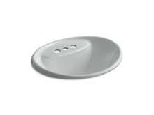 Load image into Gallery viewer, KOHLER K-2839-4 Tides Drop-in bathroom sink with 4&amp;quot; centerset faucet holes
