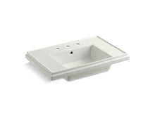 Load image into Gallery viewer, KOHLER K-2758-8-NY Tresham 30&amp;quot; pedestal bathroom sink basin with 8&amp;quot; widespread faucet holes
