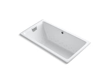 Load image into Gallery viewer, KOHLER K-856-GBN-0 Tea-for-Two 66&amp;quot; x 36&amp;quot; drop-in BubbleMassage air bath with Vibrant Brushed Nickel airjet finish
