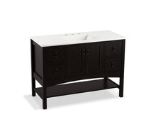 Load image into Gallery viewer, KOHLER K-99557-1WU Marabou 48&amp;quot; bathroom vanity cabinet with 2 doors and 4 drawers
