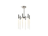 KOHLER 23460-CHLED-SNL Components Six-Light Led Chandelier in Vibrant Polished Nickel