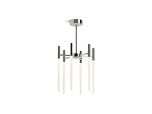 Load image into Gallery viewer, KOHLER 23460-CHLED-SNL Components Six-Light Led Chandelier in Vibrant Polished Nickel
