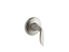 KOHLER Refinia Transfer Valve Trim, Valve Not Included in Vibrant Brushed Nickel