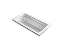 Load image into Gallery viewer, KOHLER K-1949-W1 Archer 66&amp;quot; x 32&amp;quot; drop-in whirlpool bath with Bask heated surface
