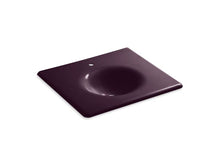 Load image into Gallery viewer, KOHLER K-3048-1 Iron/Impressions 25&amp;quot; Enameled cast iron vanity top with integrated round sink
