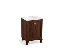 Load image into Gallery viewer, KOHLER K-99513-LG-1WE Damask 24&amp;quot; bathroom vanity cabinet with furniture legs and 2 doors
