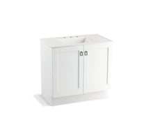 Load image into Gallery viewer, KOHLER K-99531-TK-1WA Poplin 36&amp;quot; bathroom vanity cabinet with toe kick and 2 doors
