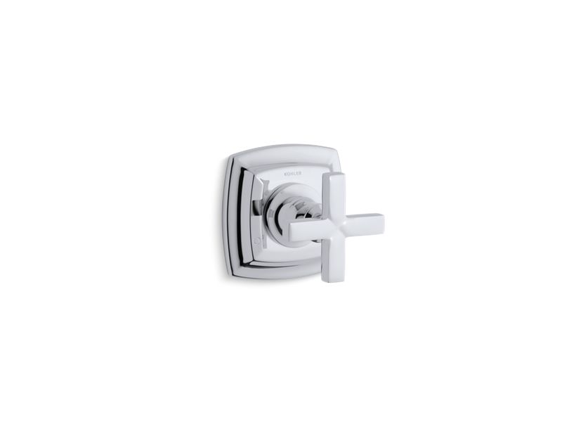 KOHLER T16242-3-CP Margaux Valve Trim With Cross Handle For Transfer Valve, Requires Valve in Polished Chrome
