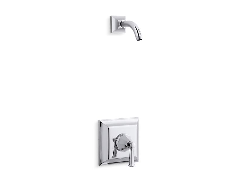 KOHLER TLS462-4S-CP Memoirs Stately Rite-Temp Shower Trim Set With Lever Handle, Less Showerhead in Polished Chrome