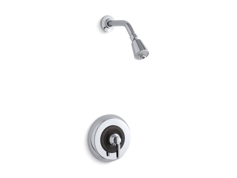 KOHLER K-TS6910-4A Triton Rite-Temp shower valve trim with lever handle and 2.5 gpm showerhead