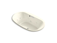 Load image into Gallery viewer, KOHLER K-5718-H2-96 Underscore Oval 72&amp;quot; x 42&amp;quot; drop-in whirlpool with heater without jet trim
