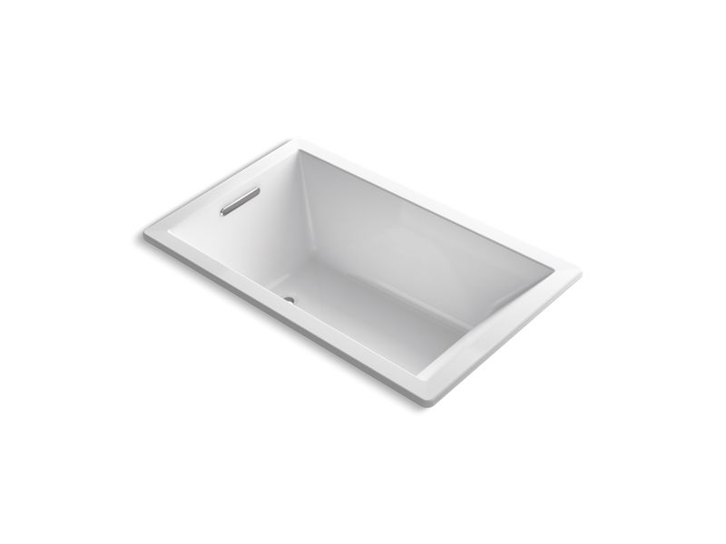 KOHLER K-1849-GVB-0 Underscore Rectangle 60" x 36" drop-in VibrAcoustic + BubbleMassage(TM) Air Bath