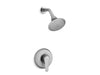 KOHLER July Rite-Temp Shower Trim With Lever Handle And 2.0 Gpm Showerhead in Brushed Chrome