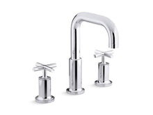 Load image into Gallery viewer, KOHLER K-T14428-3 Purist Deck-mount bath faucet trim for high-flow valve with cross handles, valve not included
