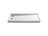 KOHLER Groove 60" x 32" single threshold left-hand drain shower base