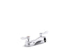 KOHLER K-400T20-4AKL Triton Bowe 1.0 gpm centerset bathroom sink faucet with laminar flow and lever handles, drain not included