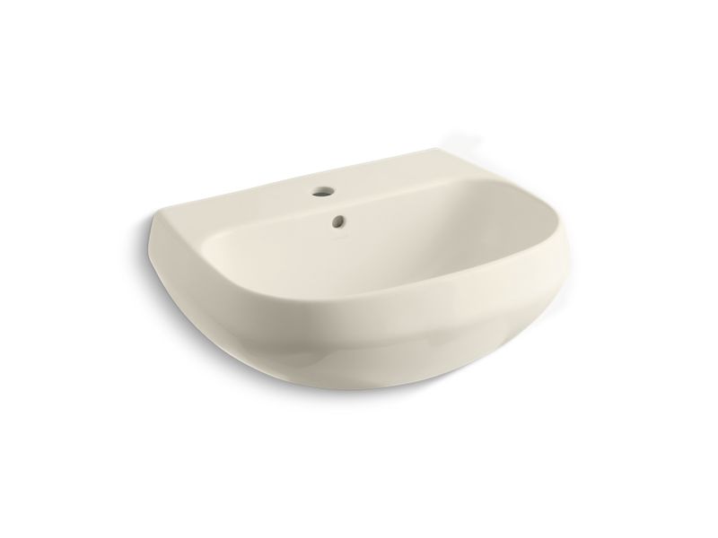 KOHLER K-2296-1-47 Wellworth Bathroom sink basin with single faucet hole