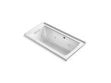 Load image into Gallery viewer, KOHLER K-1947-LW Archer 60&amp;quot; x 30&amp;quot; alcove whirlpool bath with Bask heated surface
