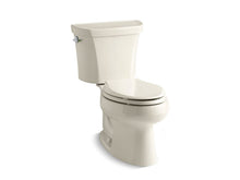 Load image into Gallery viewer, KOHLER 3988-47 Wellworth Two-Piece Elongated Dual-Flush Toilet in Almond

