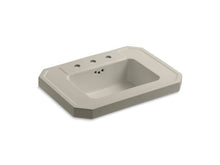 Load image into Gallery viewer, KOHLER K-2323-8-G9 Kathryn Bathroom sink basin with 8&amp;quot; widespread faucet holes
